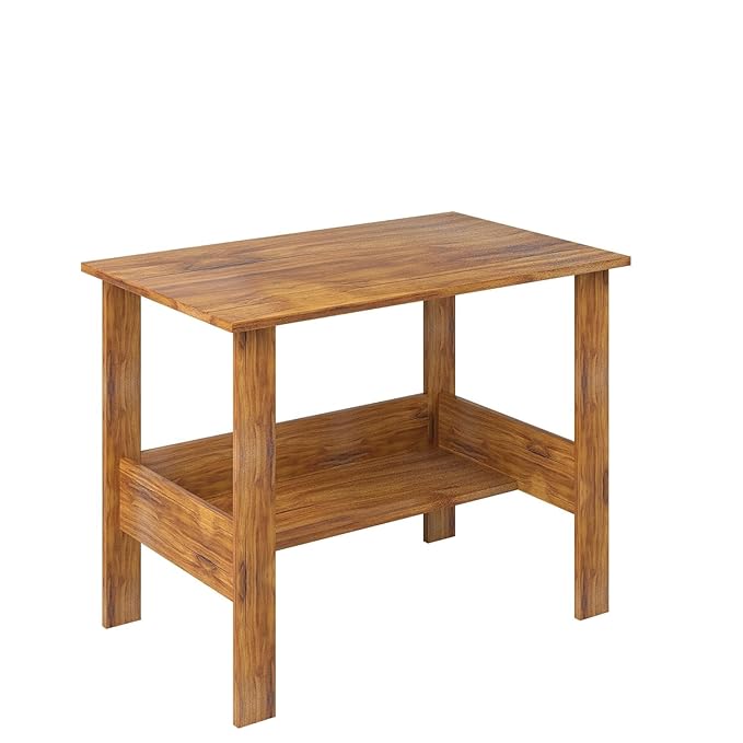 Callas Computer Desk Home/Office Desk | Writing Study Desk | Laptop Table | Modern Simple Desk | Small Desks for Small Spaces | Sturdy Desk for Home, Office, Bedroom, Living Room (ST-09-Brown)