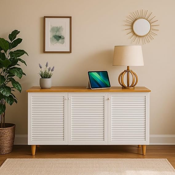Callas Wooden Shoe Rack for Home | Multipurpose Cabinet for Shoes & Storage | Engineered Wood Shoe Stand for Entryway, Hallway, Bedroom (White, SR-09)