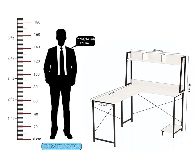 Callas Computer Desk Home/Office Desk | Writing Study Desk | Laptop Table | Modern Simple Desk | Small Desks for Small Spaces | Sturdy Desk for Home, Office, Bedroom, Living Room (White, ST-23)