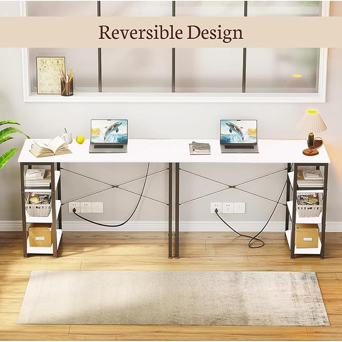 Callas Computer Desk Home/Office Desk | Writing Study Desk | Laptop Table | Modern Simple Desk | Small Desks for Small Spaces | Sturdy Desk for Home, Office, Bedroom, Living Room (White, ST-24)