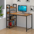 Callas Computer Desk Home/Office Desk | Writing Study Desk | Laptop Table | Modern Simple Desk | Small Desks for Small Spaces | Sturdy Desk for Home, Office, Bedroom, Living Room (Walnut, ST-20)