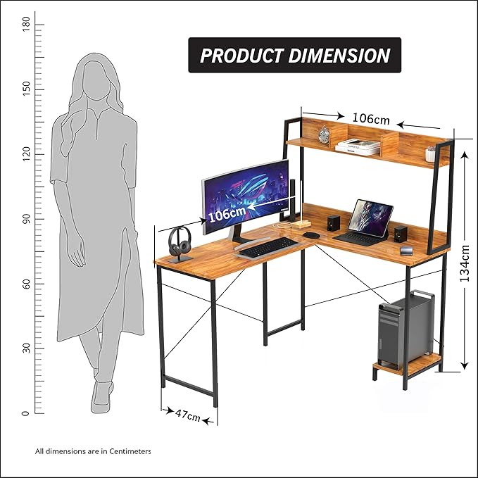 Callas Computer Desk Home/Office Desk | Writing Study Desk | Laptop Table | Modern Simple Desk | Small Desks for Small Spaces | Sturdy Desk for Home, Office, Bedroom, Living Room (Walnut, ST-23)