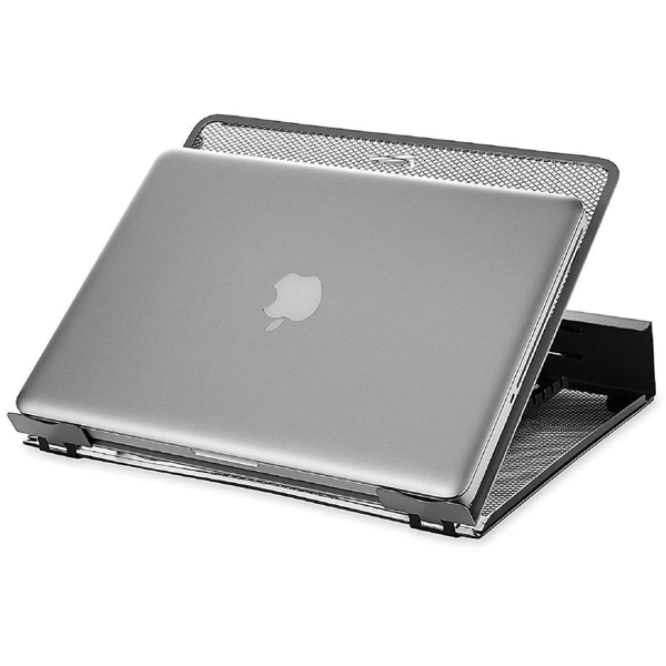 Cooling Pad Silver Laptop Stand