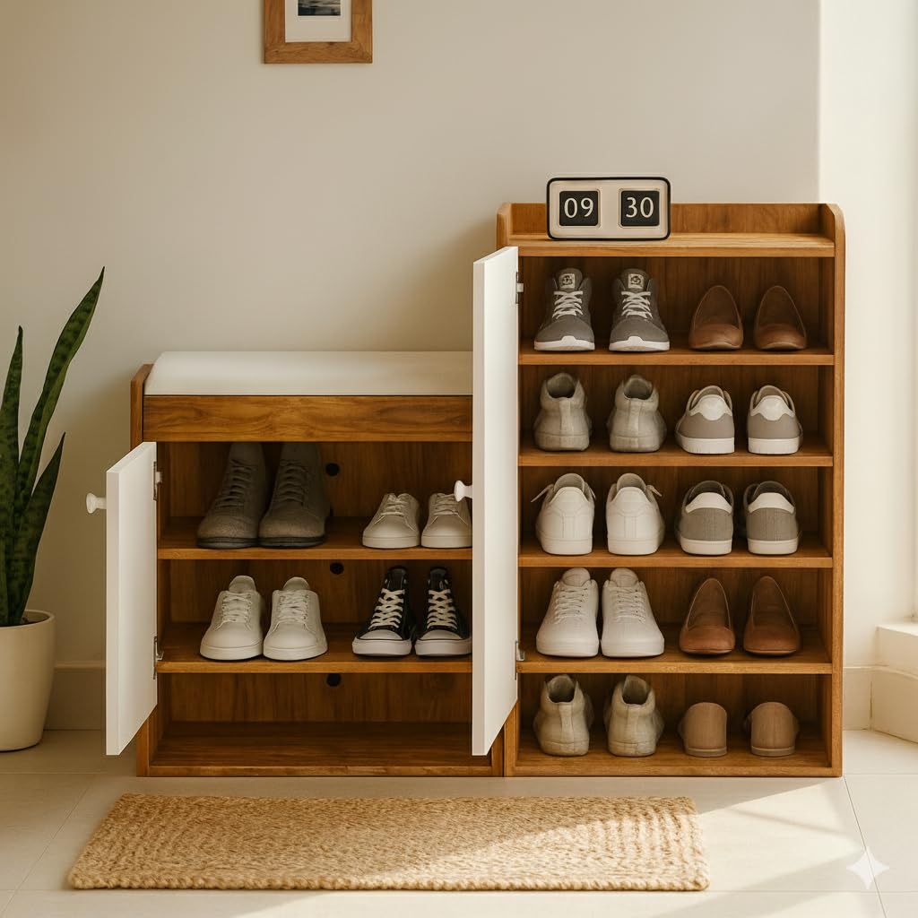 Shoe Rack Storage Bench